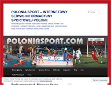 Tablet Screenshot of poloniasport.com